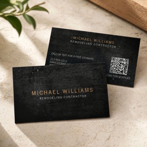 Remodeling Contractor Business Card