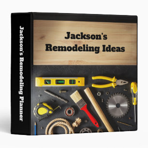 Remodeling or Home Construction Custom 3 Ring Binder