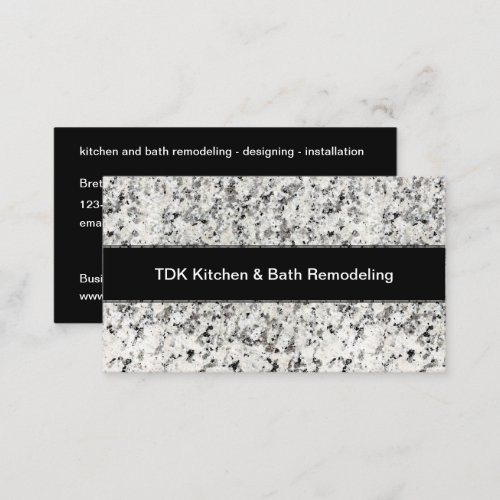Remodeling Service Business Card