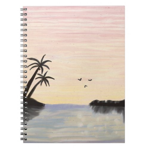 Remote Beach Watercolor Notebook