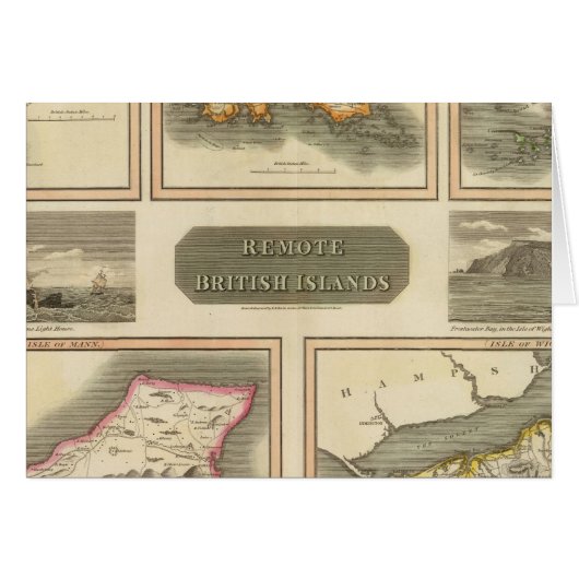 Remote British islands Cards (Front Horizontal)