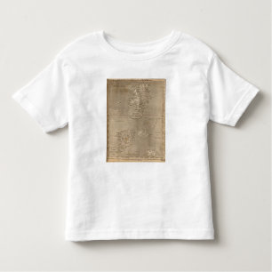 Remote British Isles Map by Arrowsmith Toddler T-shirt