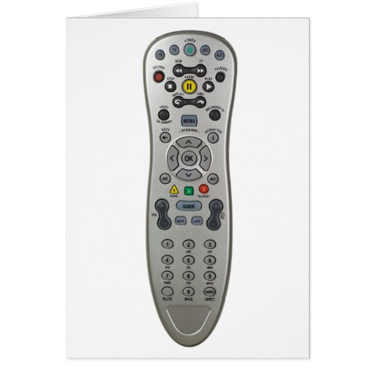 Remote control cards (Front)