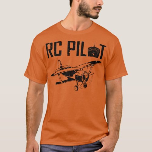 Remote Control Plane Flying Rc Pilot T_Shirt