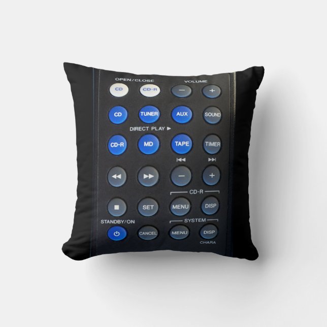 Remote control throw pillow (Front)