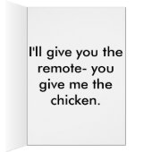 remote for chicken cat cards (Inside (Right))