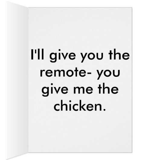remote for chicken cat cards (Inside (Right))