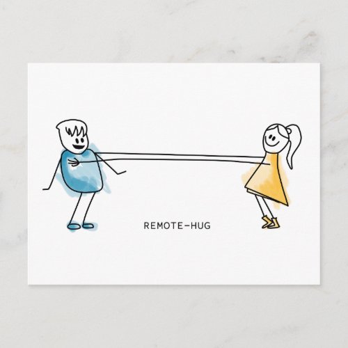 Remote_Hug Postcard