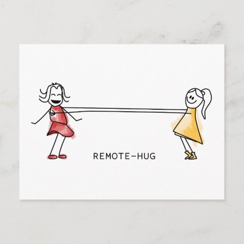 Remote_Hug Postcard