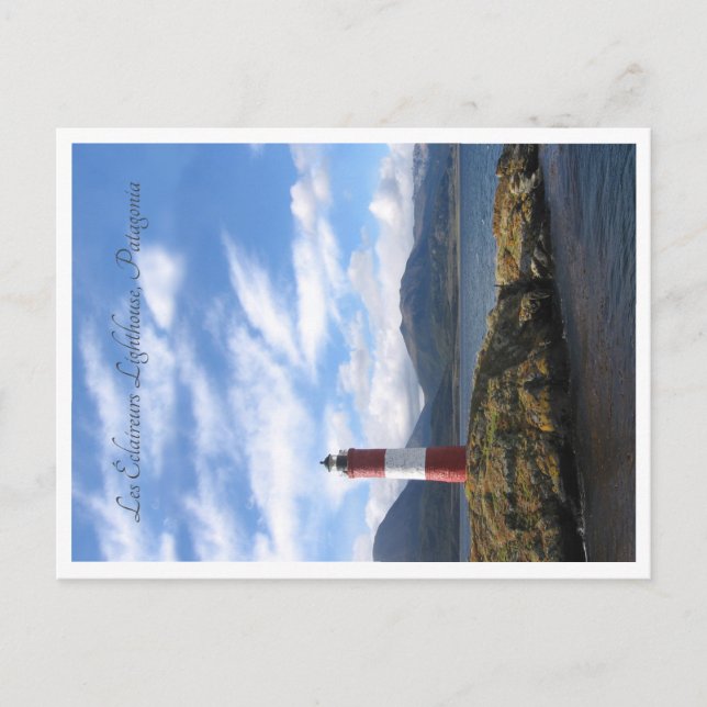 Remote Lighthouse, Beagle Channel, Patagonia Postcard (Front)