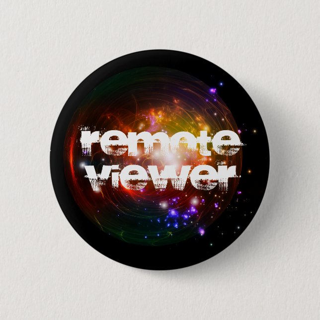 Remote Viewer Pinback Button (Front)