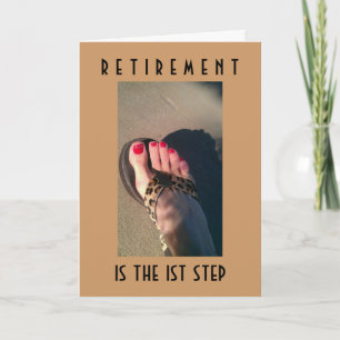 REMOVAL-1st STEP TO YOUR NEW ADVENTURE Card