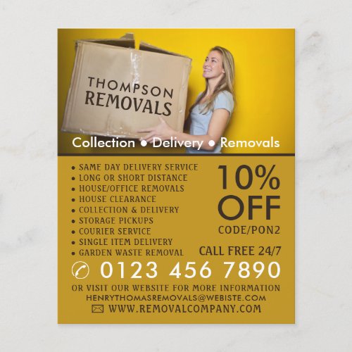 Removal Box Removal Company Advertising Flyer