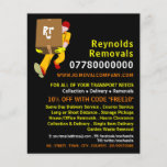 Removal Man Box Design, Removal Company Advert Flyer<br><div class="desc">Removal Man Box Design,  Removal Company Advertising Flyer by The Business Card Store.</div>