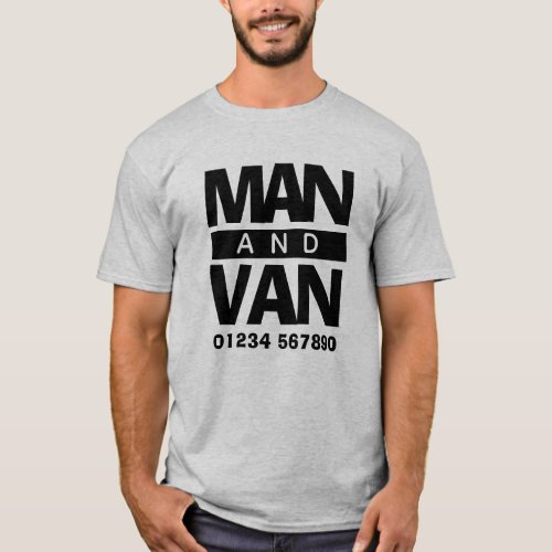 Removals Company Courier Van Driver T_Shirt