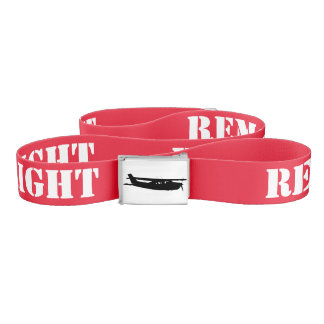 "REMOVE BEFORE FLIGHT" Belt