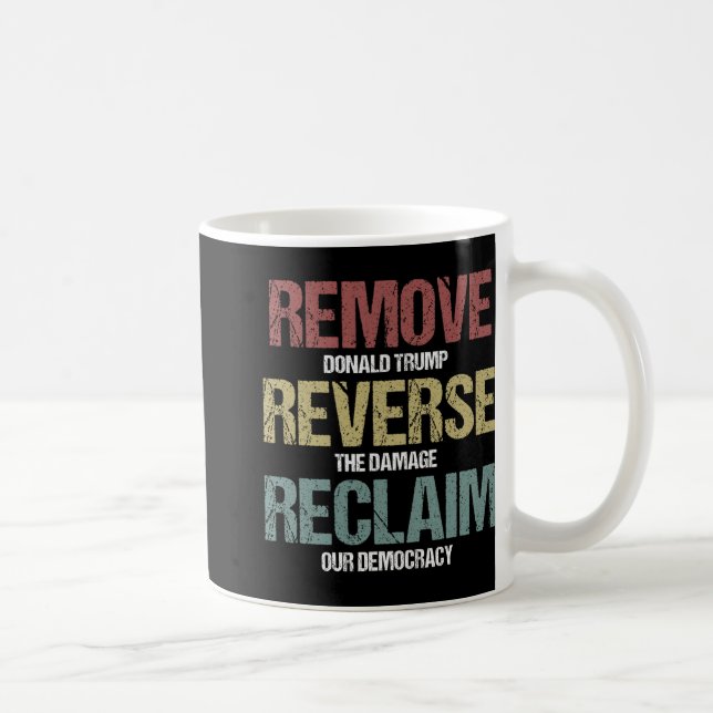 Remove Reverse Reclaim Protest  Coffee Mug (Right)