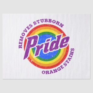 Remove Stubborn Orange Stains Pride Month LGBTQ Tissue Paper