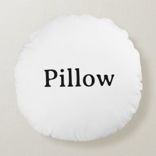 Remove This Text & Add Your Own Design 16" Round Pillow