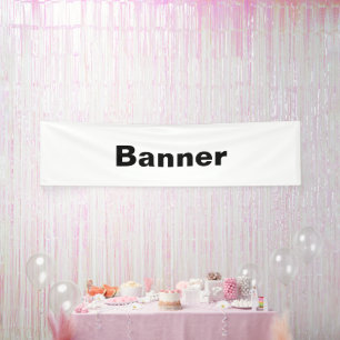 Remove This Text & Add Your Own Design 2.5' x 10' Banner