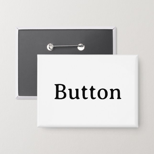 Remove This Text & Add Your Own Design 3.5" x 2.5" Button (Front/Back)