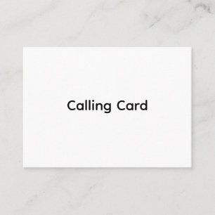 Remove This Text & Add Your Own Design 3.5" x 2.5" Calling Card