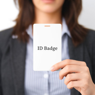 Remove This Text & Add Your Own Design 3" x 5" Badge