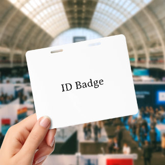 Remove This Text & Add Your Own Design 4" x 5" Badge