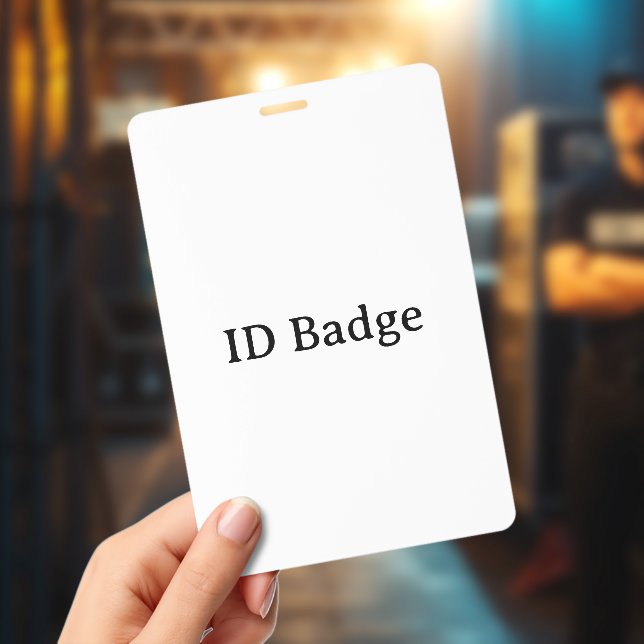 Remove This Text & Add Your Own Design 4" x 6" Badge (Concert)