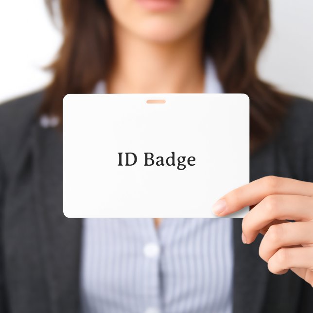 Remove This Text & Add Your Own Design 4" x 6" Badge (Presented)