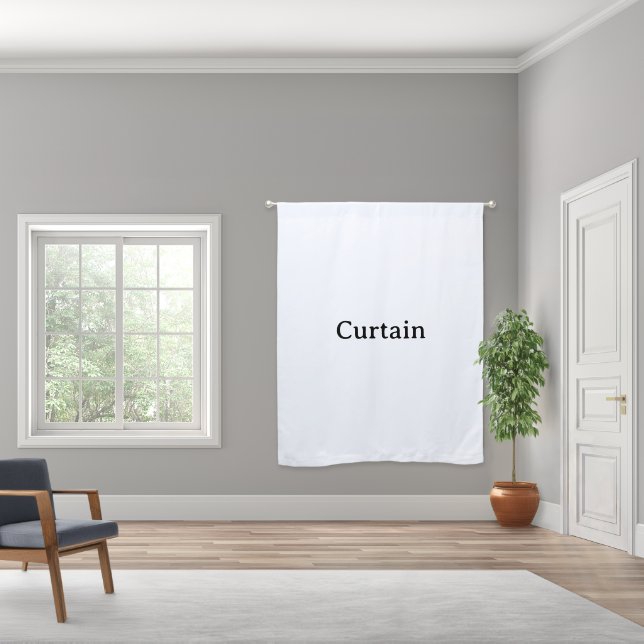 Remove This Text & Add Your Own Design 50" x 63" Blackout Curtains (Wide)