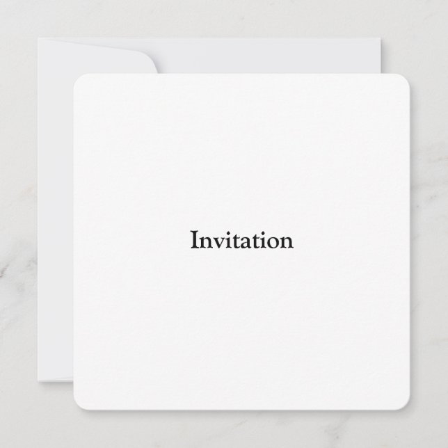 Remove This Text & Add Your Own Design 5.25"x5.25" Invitation (Front)