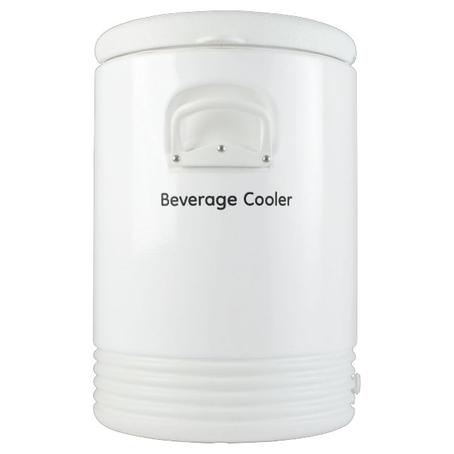 Remove This Text & Add Your Own Design Beverage Cooler (Left)