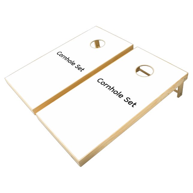 Remove This Text & Add Your Own Design Cornhole Set (Angled)