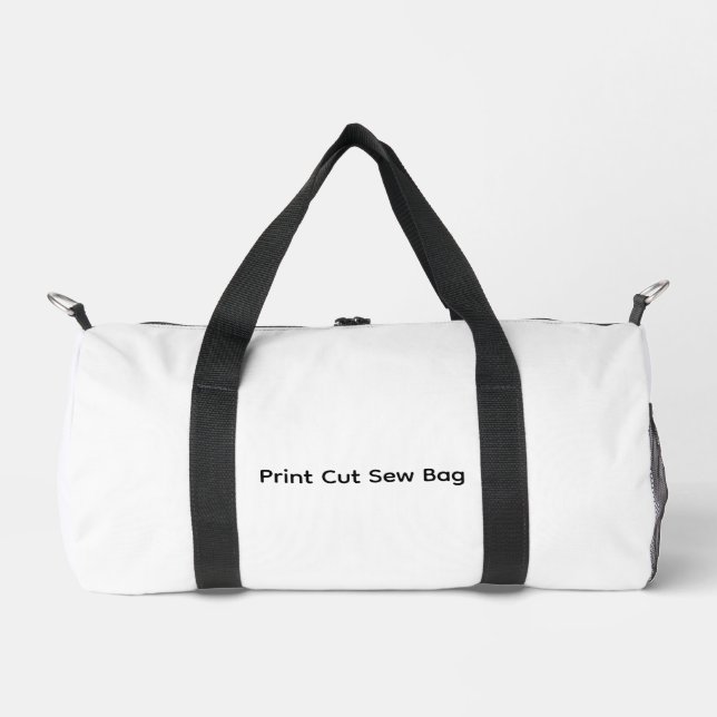 Remove This Text & Add Your Own Design Duffle Bag (Front)