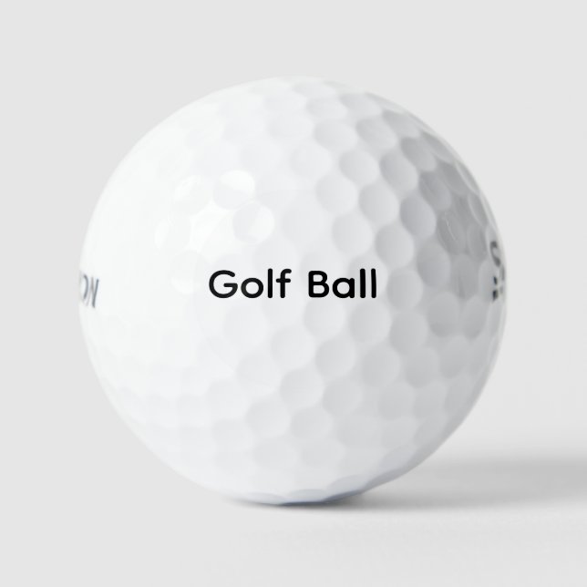 Remove This Text & Add Your Own Design Golf Balls (Front)