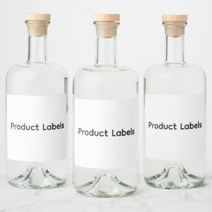 Remove This Text & Add Your Own Design Liquor Bottle Label