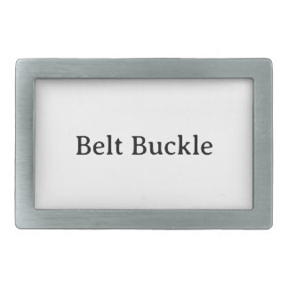 Remove This Text & Add Your Own Design Rectangle Belt Buckle