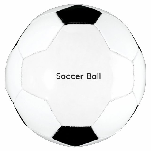Remove This Text & Add Your Own Design Soccer Ball (Front)