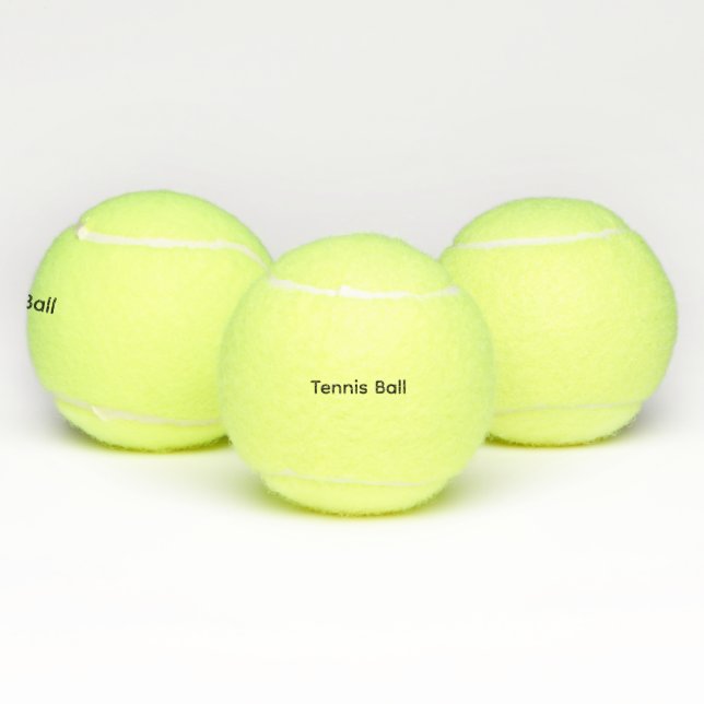 Remove This Text & Add Your Own Design Tennis Balls (Multi)
