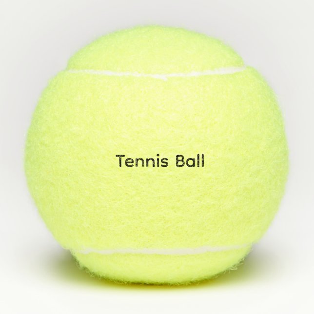 Remove This Text & Add Your Own Design Tennis Balls (Front)