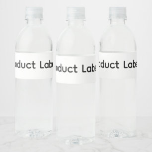 Remove This Text & Add Your Own Design  Water Bottle Label