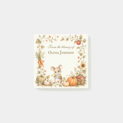 Removeable Custom Bookplate Pad Post-it Notes