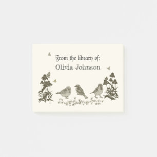 Removeable Custom Bookplate Pad Post-it Notes