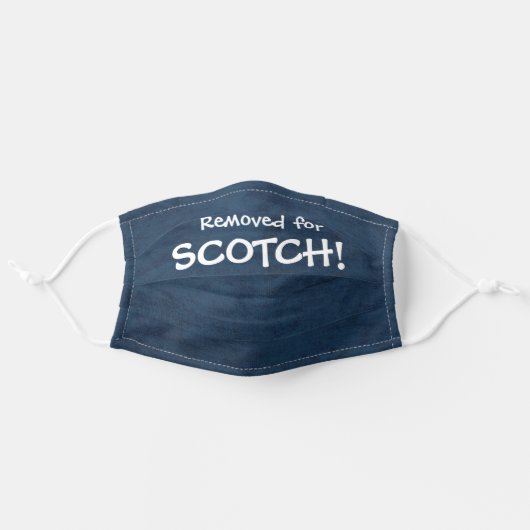 REMOVED for SCOTCH Adult Cloth Face Mask (Front, Unfolded)