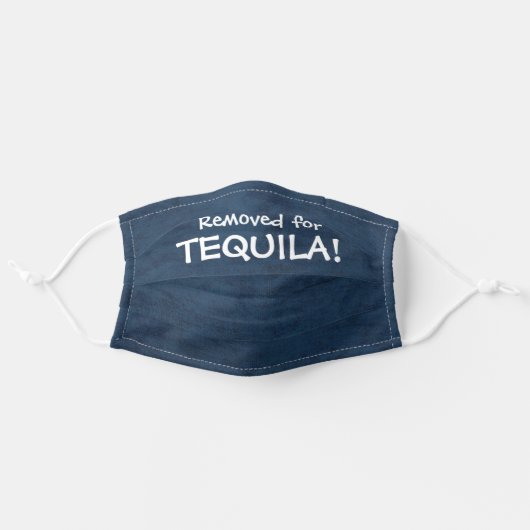 REMOVED FOR TEQUILA! ADULT CLOTH FACE MASK (Front, Unfolded)