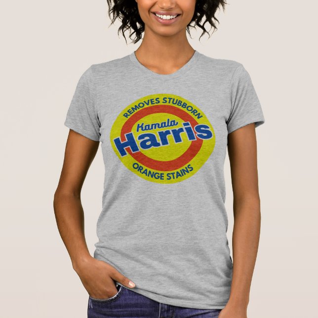 Removes Stubborn Orange Stains Harris Kamala  T-Shirt (Front)