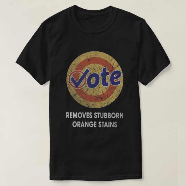 Removes Stubborn Orange Stains T-Shirt (Design Front)