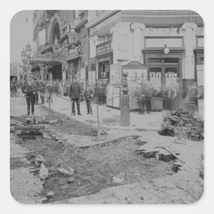 Removing the cobblestones square sticker