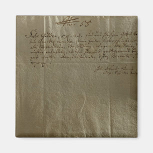 Remuneration Receipt, 17th December, 1704 Magnet